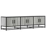 Casa si Gradina - Mobilier - Comode si corpuri - Comode - Dulap TV, gri sonoma, 150x35x41 cm, lemn prelucrat si metal - Infinity.ro