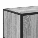 Casa si Gradina - Mobilier - Comode si corpuri - Comode - Dulap TV, gri sonoma, 150x35x41 cm, lemn prelucrat si metal - Infinity.ro