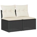 Casa si Gradina - Gradina si terasa - Mobilier exterior - Seturi mobila gradina - Set mobilier de gradina cu perne, 2 piese poliratan/lemn acacia - Infinity.ro