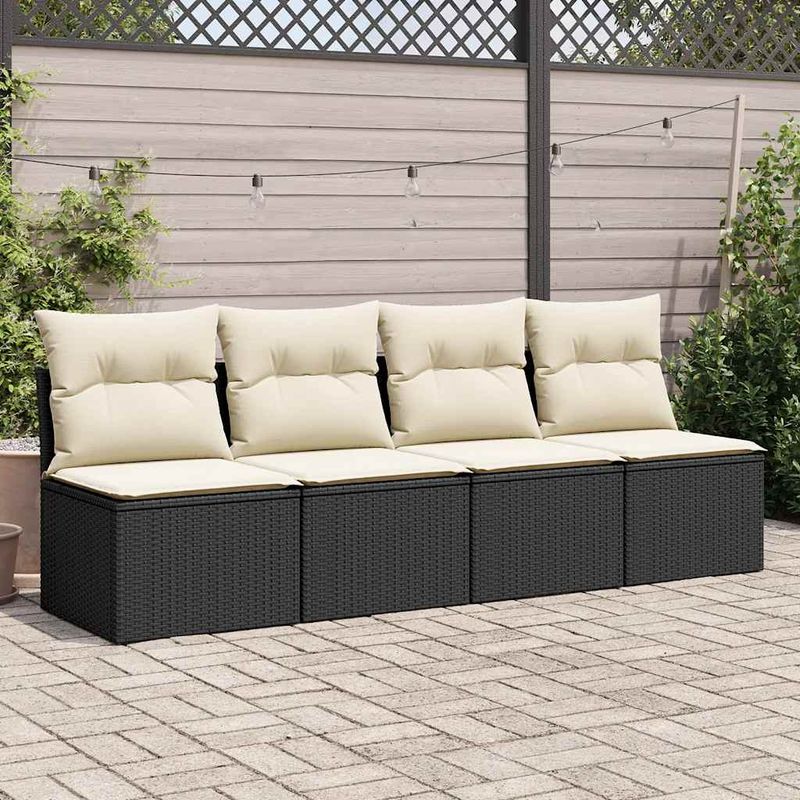 Casa si Gradina - Gradina si terasa - Mobilier exterior - Seturi mobila gradina - Set mobilier de gradina cu perne, 2 piese poliratan/lemn acacia - Infinity.ro