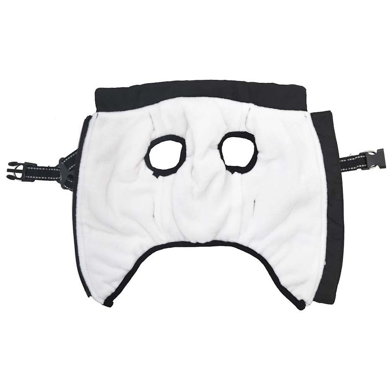 Petshop - Articole imbracaminte - Haine animale - Haina caini cu ham impermeabila reflectorizanta, negru, XL - Infinity.ro