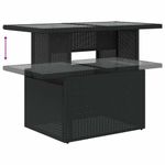 Casa si Gradina - Gradina si terasa - Mobilier exterior - Seturi mobila gradina - Set canapele de gradina cu perne, 7 piese, negru, poliratan - Infinity.ro