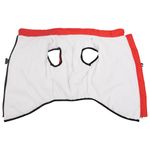 Petshop - Articole imbracaminte - Haine animale - Haina caini cu ham impermeabila reflectorizanta, rosu, 3XL - Infinity.ro