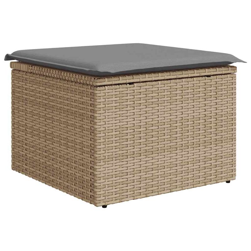 Casa si Gradina - Gradina si terasa - Mobilier exterior - Seturi mobila gradina - Set canapele de gradina cu perne, 6 piese, bej, poliratan - Infinity.ro