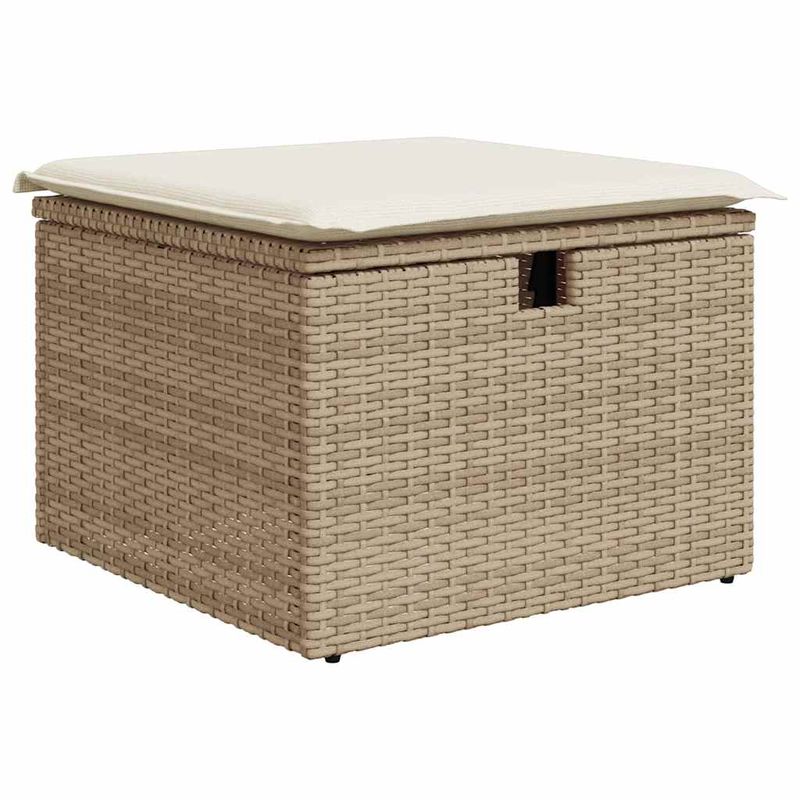 Casa si Gradina - Gradina si terasa - Mobilier exterior - Seturi mobila gradina - Set canapele de gradina cu perne, 6 piese, bej, poliratan - Infinity.ro