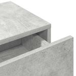 Casa si Gradina - Mobilier - Biblioteci si rafturi - Rafturi - Raft de perete cu sertare Gri beton 80x33x17 cm Lemn prelucrat - Infinity.ro