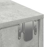 Casa si Gradina - Mobilier - Biblioteci si rafturi - Rafturi - Raft de perete cu sertare Gri beton 80x33x17 cm Lemn prelucrat - Infinity.ro