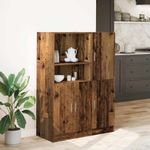 Casa si Gradina - Mobilier - Biblioteci si rafturi - Rafturi - Set dulap de bucatarie din 2 piese Lemn vechi Lemn prelucrat - Infinity.ro