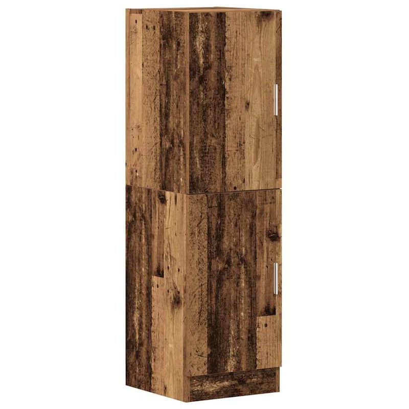 Casa si Gradina - Mobilier - Biblioteci si rafturi - Rafturi - Set dulap de bucatarie din 2 piese Lemn vechi Lemn prelucrat - Infinity.ro