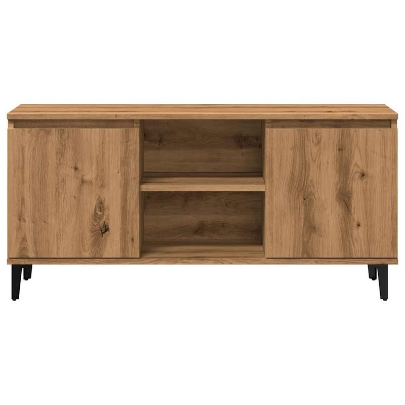 Casa si Gradina - Mobilier - Comode si corpuri - Comode - Comoda TV, stejar artizanal, 102x35x50 cm, lemn prelucrat - Infinity.ro