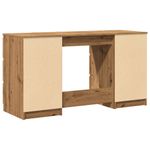 Casa si Gradina - Mobilier - Mese si birouri - Birouri - Birou de scris, stejar artizanal, 140x50x77 cm, lemn prelucrat - Infinity.ro