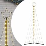 Casa si Gradina - Decoratiuni - Decoratiuni de sezon - Instalatie brad de Craciun 339 LED-uri, alb cald, 182 cm - Infinity.ro