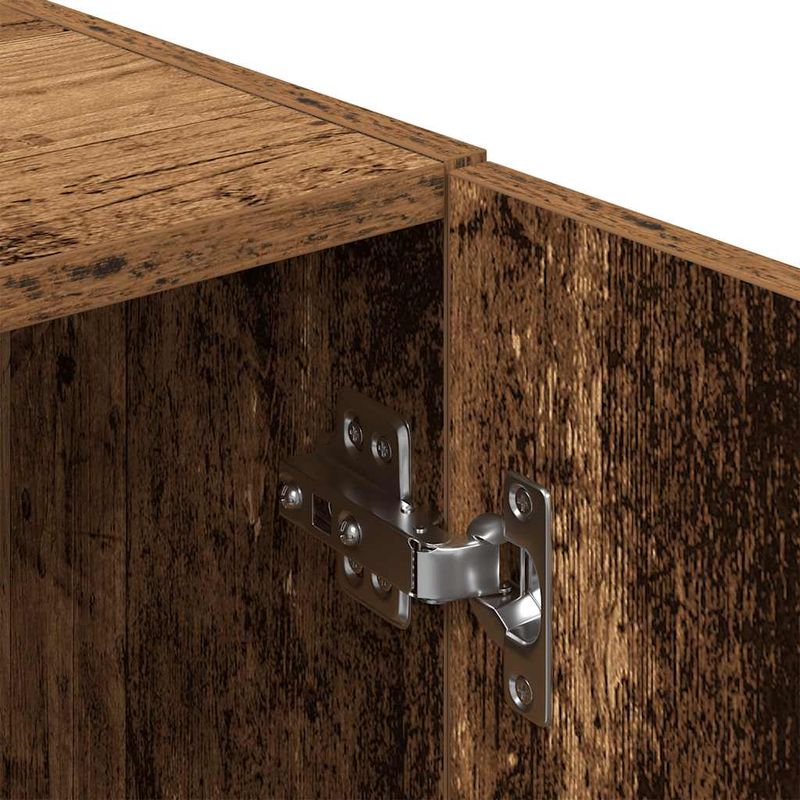 Casa si Gradina - Mobilier - Biblioteci si rafturi - Rafturi - Set dulap de bucatarie din 2 piese Lemn vechi Lemn prelucrat - Infinity.ro