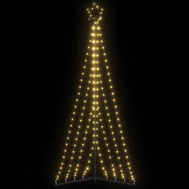 Casa si Gradina - Decoratiuni - Decoratiuni de sezon - Instalatie brad de Craciun 339 LED-uri, alb cald, 182 cm - Infinity.ro