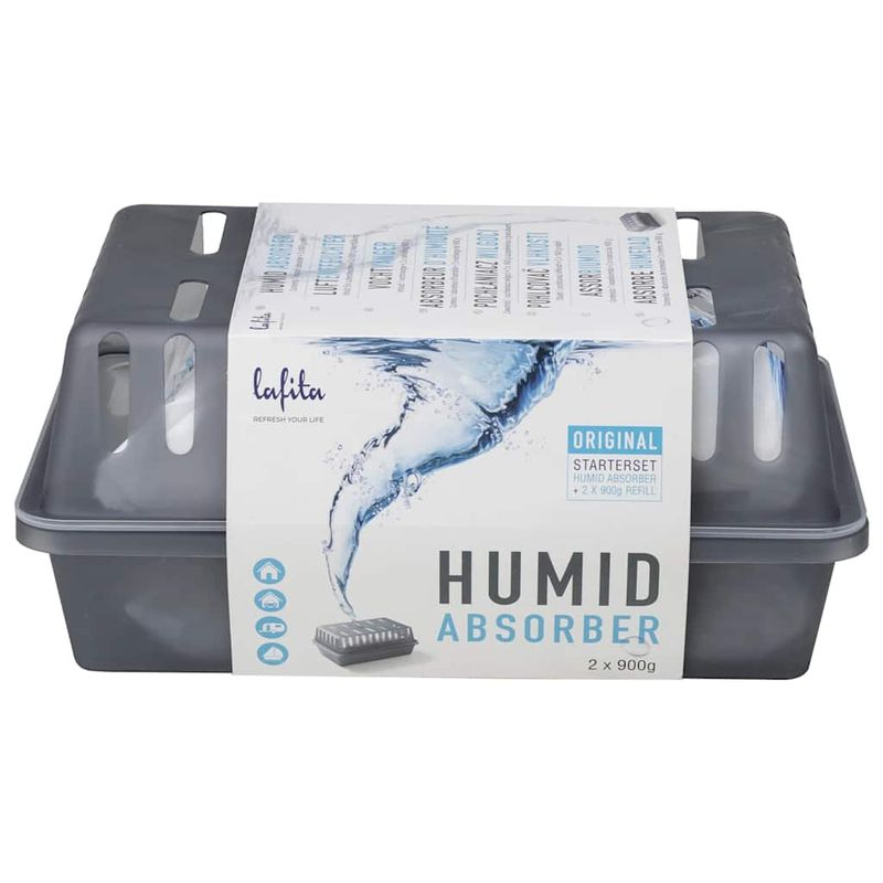 Casa si Gradina - Termice - Climatizare si ventilatie - Absorbante de umiditate cu saci de reumplere 4 buc 900 g - Infinity.ro