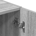 Casa si Gradina - Mobilier - Biblioteci si rafturi - Rafturi - Set dulap de bucatarie din 3 piese, gri Sonoma, lemn derivat - Infinity.ro