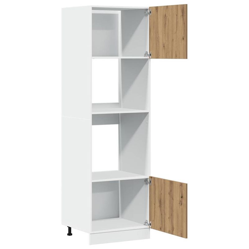 Casa si Gradina - Mobilier - Comode si corpuri - Corpuri bucatarie - Dulap cuptor microunde Stejar artizanal lemn prelucrat - Infinity.ro