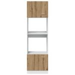 Casa si Gradina - Mobilier - Comode si corpuri - Corpuri bucatarie - Dulap cuptor microunde Stejar artizanal lemn prelucrat - Infinity.ro