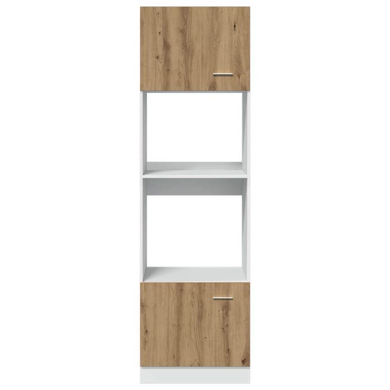 Casa si Gradina - Mobilier - Comode si corpuri - Corpuri bucatarie - Dulap cuptor microunde Stejar artizanal lemn prelucrat - Infinity.ro