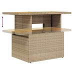 Casa si Gradina - Gradina si terasa - Mobilier exterior - Seturi mobila gradina - Set canapele gradina cu perne 7 piese bej poliratan/lemn acacia - Infinity.ro
