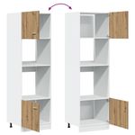 Casa si Gradina - Mobilier - Comode si corpuri - Corpuri bucatarie - Dulap cuptor microunde Stejar artizanal lemn prelucrat - Infinity.ro
