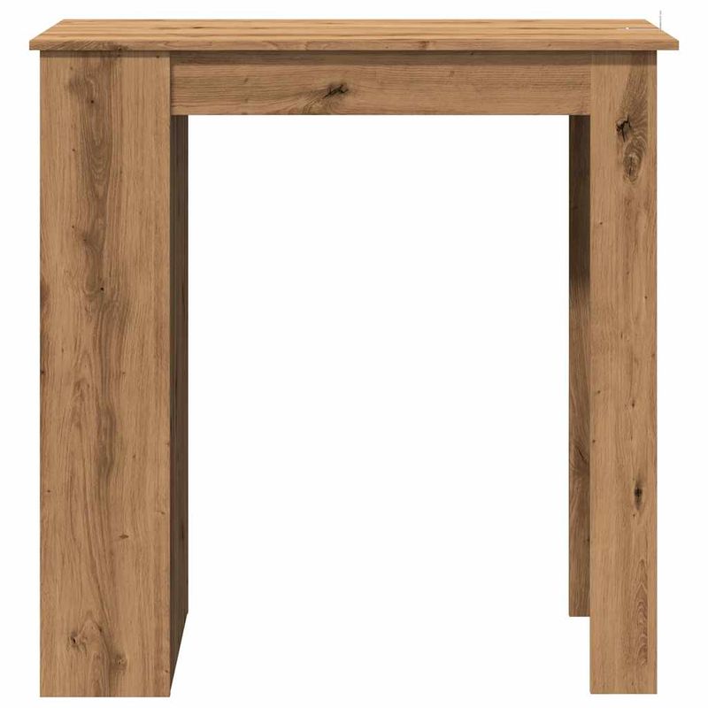 Casa si Gradina - Mobilier - Mese si birouri - Mese bucatarie si dining - Masa bar cu raft de depozitare Stejar artizanal 102x50x103,5 cm - Infinity.ro