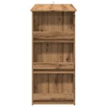 Casa si Gradina - Mobilier - Mese si birouri - Mese bucatarie si dining - Masa bar cu raft de depozitare Stejar artizanal 102x50x103,5 cm - Infinity.ro