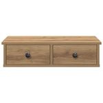 Casa si Gradina - Mobilier - Biblioteci si rafturi - Rafturi - Raft de perete cu sertare Stejar artizanal Lemn prelucrat, mărime 60x28x15 cm - Infinity.ro