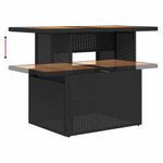Casa si Gradina - Gradina si terasa - Mobilier exterior - Seturi mobila gradina - Set canapele de gradina cu perne, 10 piese, negru, poliratan - Infinity.ro