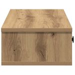 Casa si Gradina - Mobilier - Biblioteci si rafturi - Rafturi - Raft de perete cu sertare Stejar artizanal Lemn prelucrat, mărime 60x28x15 cm - Infinity.ro