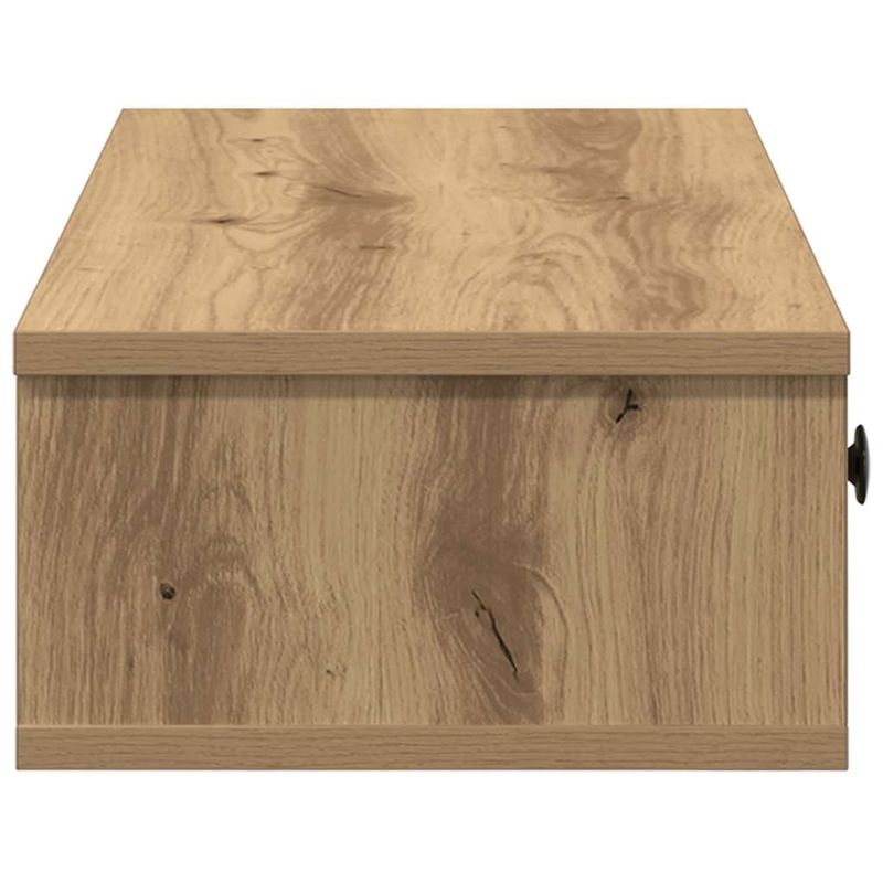 Casa si Gradina - Mobilier - Biblioteci si rafturi - Rafturi - Raft de perete cu sertare Stejar artizanal Lemn prelucrat, mărime 60x28x15 cm - Infinity.ro