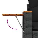 Casa si Gradina - Gradina si terasa - Mobilier exterior - Seturi mobila gradina - Set canapele de gradina cu perne, 10 piese, negru, poliratan - Infinity.ro