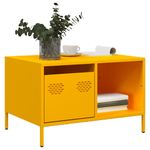 Casa si Gradina - Mobilier - Mese si birouri - Masute de cafea - Masuta de cafea galben mustar otel laminat la rece - Infinity.ro