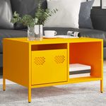 Casa si Gradina - Mobilier - Mese si birouri - Masute de cafea - Masuta de cafea galben mustar otel laminat la rece - Infinity.ro