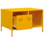 Casa si Gradina - Mobilier - Mese si birouri - Masute de cafea - Masuta de cafea galben mustar otel laminat la rece - Infinity.ro