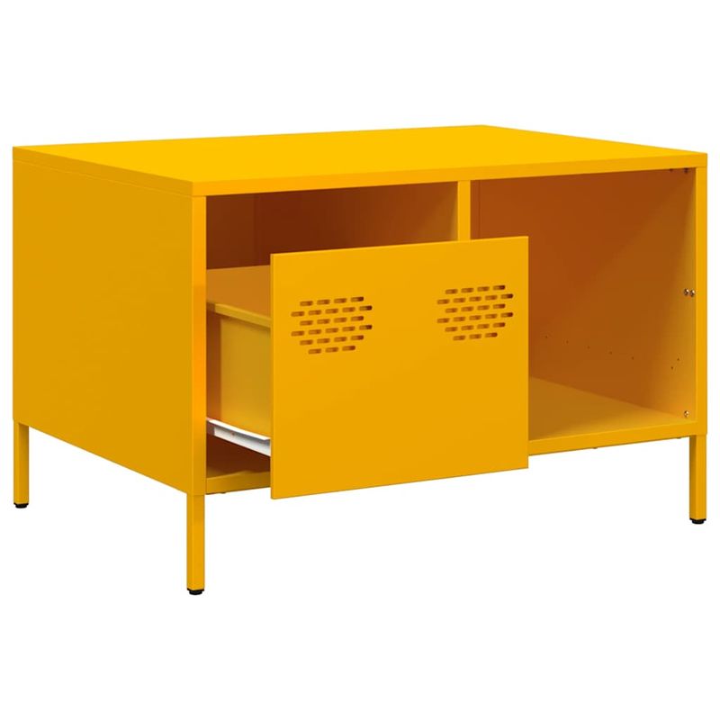 Casa si Gradina - Mobilier - Mese si birouri - Masute de cafea - Masuta de cafea galben mustar otel laminat la rece - Infinity.ro