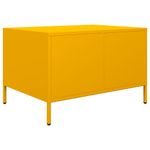 Casa si Gradina - Mobilier - Mese si birouri - Masute de cafea - Masuta de cafea galben mustar otel laminat la rece - Infinity.ro