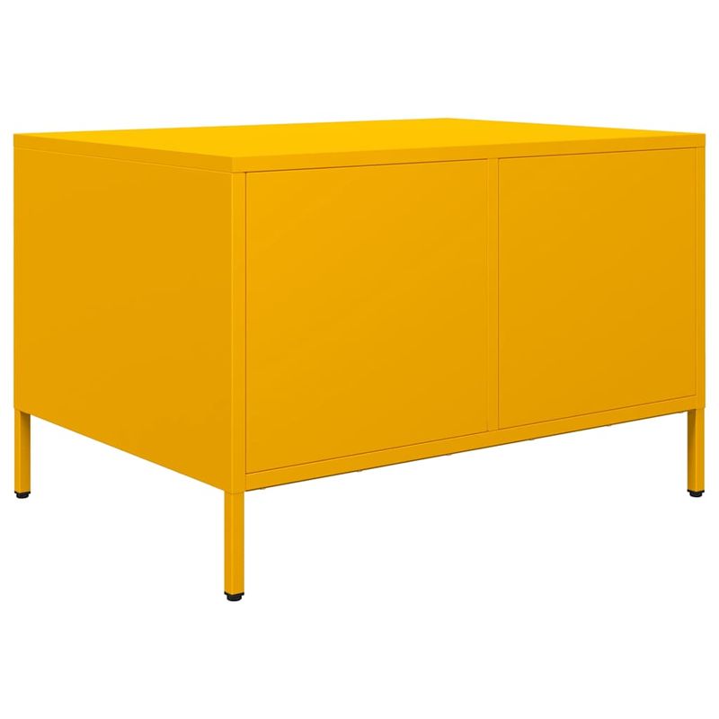 Casa si Gradina - Mobilier - Mese si birouri - Masute de cafea - Masuta de cafea galben mustar otel laminat la rece - Infinity.ro