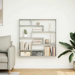 Casa si Gradina - Mobilier - Biblioteci si rafturi - Rafturi - Raft cubic perete cu 7 compartimente sonoma gri lemn prelucrat - Infinity.ro