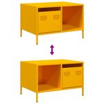 Casa si Gradina - Mobilier - Mese si birouri - Masute de cafea - Masuta de cafea galben mustar otel laminat la rece - Infinity.ro