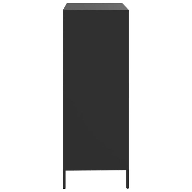 Casa si Gradina - Mobilier - Comode si corpuri - Corpuri bucatarie - Dulap inalt, negru, 68x39x101,5 cm, otel - Infinity.ro