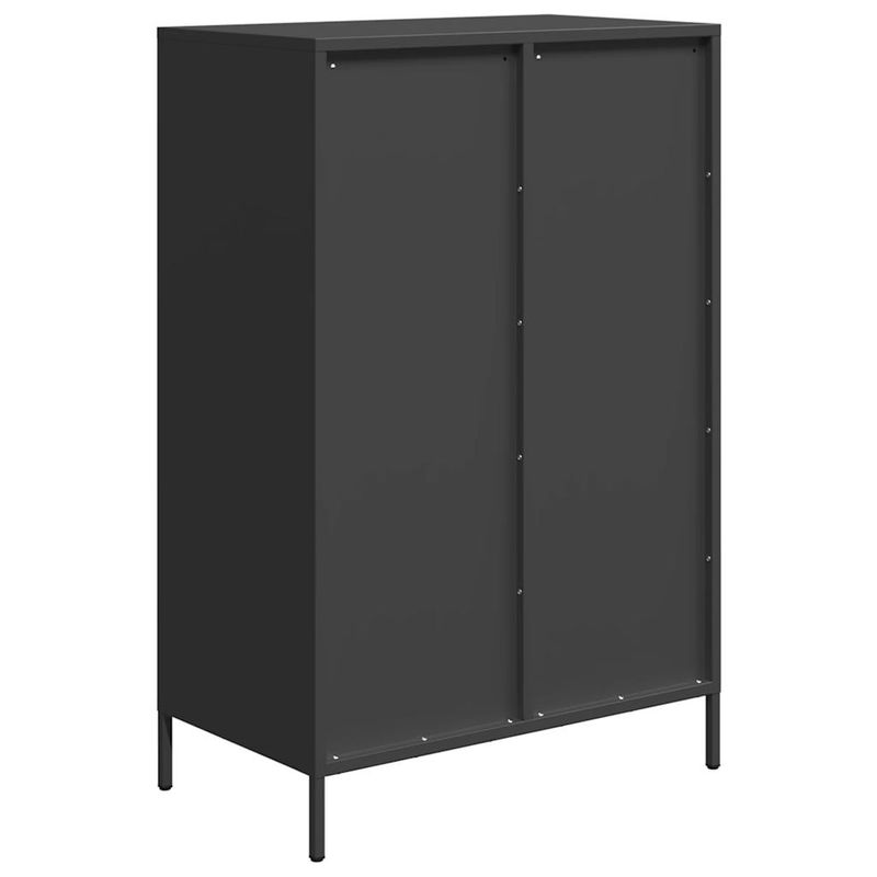 Casa si Gradina - Mobilier - Comode si corpuri - Corpuri bucatarie - Dulap inalt, negru, 68x39x101,5 cm, otel - Infinity.ro