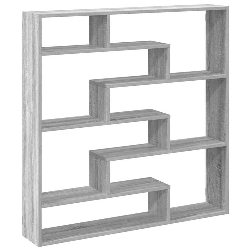 Casa si Gradina - Mobilier - Biblioteci si rafturi - Rafturi - Raft cubic perete cu 7 compartimente sonoma gri lemn prelucrat - Infinity.ro