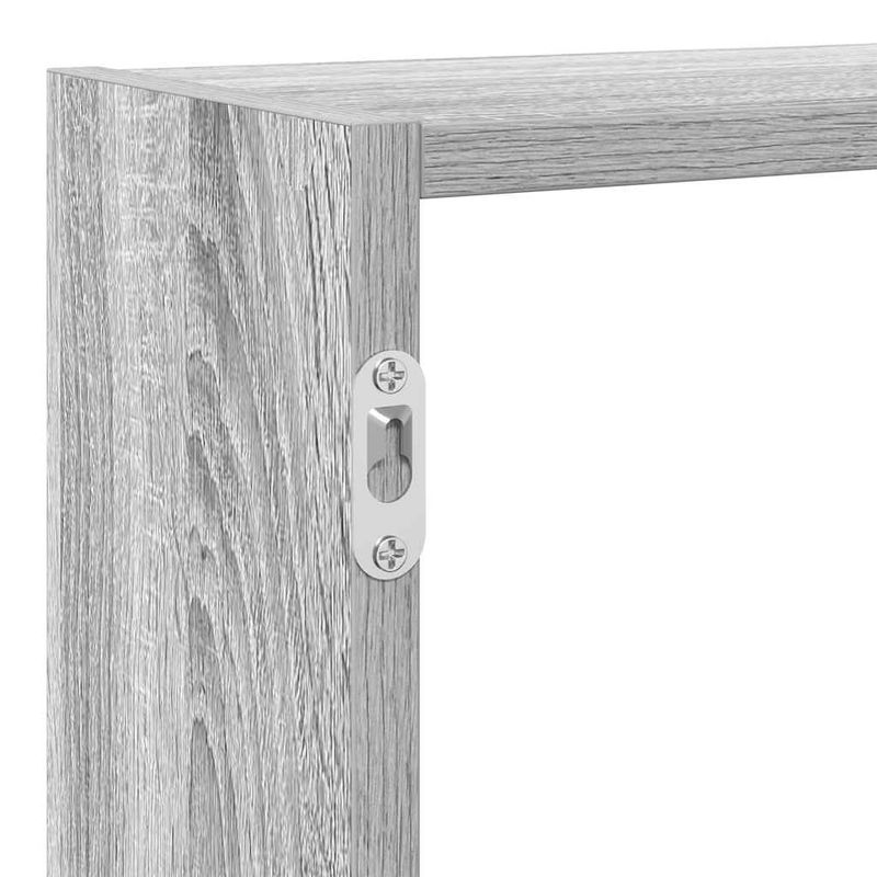 Casa si Gradina - Mobilier - Biblioteci si rafturi - Rafturi - Raft cubic perete cu 7 compartimente sonoma gri lemn prelucrat - Infinity.ro