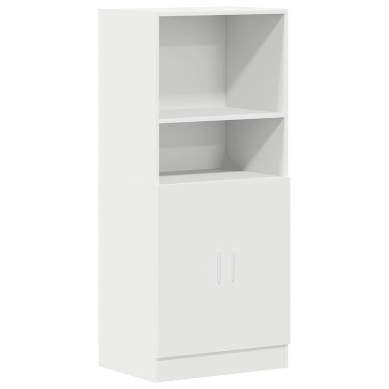 Casa si Gradina - Mobilier - Biblioteci si rafturi - Rafturi - Set dulap de bucatarie din 2 piese Lemn prelucrat alb - Infinity.ro