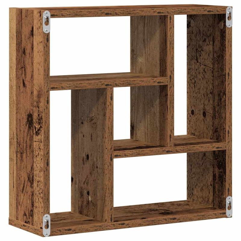Casa si Gradina - Mobilier - Biblioteci si rafturi - Rafturi - Raft de perete, lemn vechi, 45x16x45 cm, lemn prelucrat - Infinity.ro