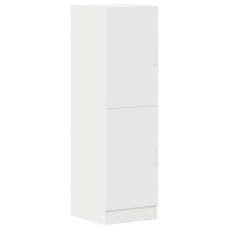 Casa si Gradina - Mobilier - Biblioteci si rafturi - Rafturi - Set dulap de bucatarie din 2 piese Lemn prelucrat alb - Infinity.ro