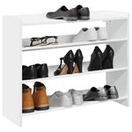 Casa si Gradina - Mobilier - Organizare si depozitare - Organizator incaltaminte - Pantofar, alb, 80x25x61,5 cm, lemn prelucrat, lăţime 80 cm, înălțime 62 cm - Infinity.ro
