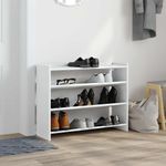 Casa si Gradina - Mobilier - Organizare si depozitare - Organizator incaltaminte - Pantofar, alb, 80x25x61,5 cm, lemn prelucrat, lăţime 80 cm, înălțime 62 cm - Infinity.ro