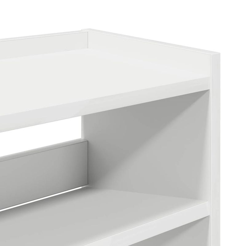 Casa si Gradina - Mobilier - Organizare si depozitare - Organizator incaltaminte - Pantofar, alb, 80x25x61,5 cm, lemn prelucrat, lăţime 80 cm, înălțime 62 cm - Infinity.ro